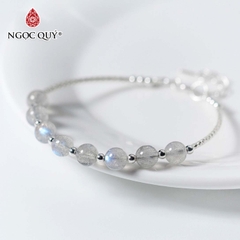 Vòng tay đá Xà cừ tự nhiên phối charm - Mẫu VC0467 - Ngọc Quý