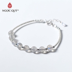 Vòng tay đá Xà cừ tự nhiên phối charm - Mẫu VC0467 - Ngọc Quý
