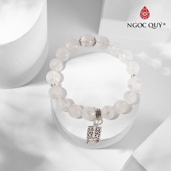 Vòng tay đá Thạch anh tự nhiên phối charm - Mẫu VC0486 - Ngọc Quý