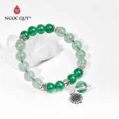 Vòng tay đá Thạch anh tự nhiên phối charm - Mẫu VC0491 - Ngọc Quý