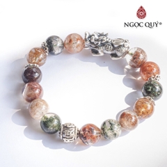 Vòng tay đá Thạch anh tự nhiên phối charm - Mẫu VC0498 - Ngọc Quý