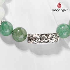 Vòng tay đá Thạch anh tự nhiên phối charm - Mẫu VC0501 - Ngọc Quý