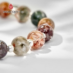 Vòng tay đá Thạch anh tự nhiên phối charm - Mẫu VC0509 - Ngọc Quý