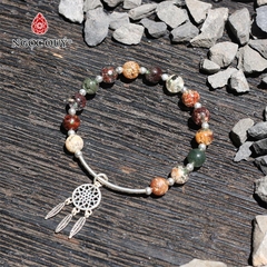Vòng tay đá Thạch anh tự nhiên phối charm - Mẫu VC0509 - Ngọc Quý
