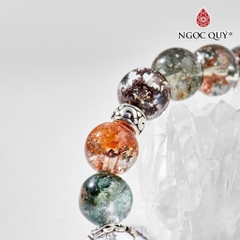 Vòng tay đá Thạch anh tự nhiên phối charm - Mẫu VC0512 - Ngọc Quý