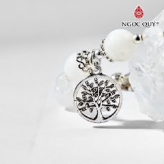 Vòng tay đá Thạch anh tự nhiên phối charm - Mẫu VC0519 - Ngọc Quý