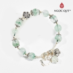 Vòng tay đá Thạch anh tự nhiên phối charm - Mẫu VC0528 - Ngọc Quý