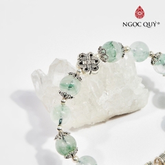 Vòng tay đá Thạch anh tự nhiên phối charm - Mẫu VC0528 - Ngọc Quý