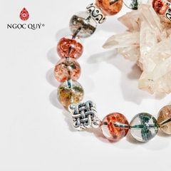 Vòng tay đá Thạch anh tự nhiên phối charm - Mẫu VC0529 - Ngọc Quý