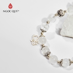 Vòng tay đá Thạch anh tự nhiên phối charm - Mẫu VC0530 - Ngọc Quý