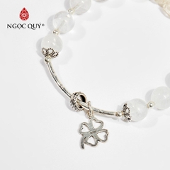 Vòng tay đá Thạch anh tự nhiên phối charm - Mẫu VC0531 - Ngọc Quý
