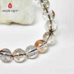 Vòng tay đá Thạch anh tự nhiên phối charm - Mẫu VC0535 - Ngọc Quý