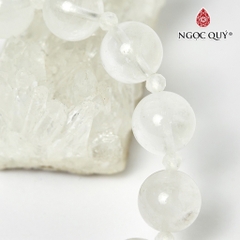 Vòng tay đá Thạch anh tự nhiên phối charm - Mẫu VC0536 - Ngọc Quý