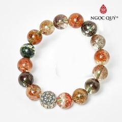 Vòng tay đá Thạch anh tự nhiên phối charm - Mẫu VC0538 - Ngọc Quý