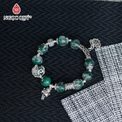 Vòng tay đá Thạch anh tự nhiên phối charm - Mẫu VC0549 - Ngọc Quý