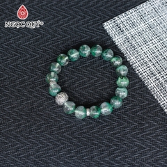 Vòng tay đá Thạch anh tự nhiên phối charm - Mẫu VC0550 - Ngọc Quý