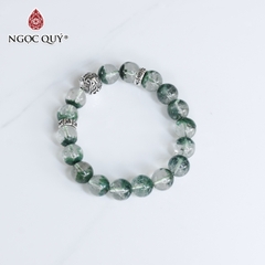 Vòng tay đá Thạch anh tự nhiên phối charm - Mẫu VC0551 - Ngọc Quý