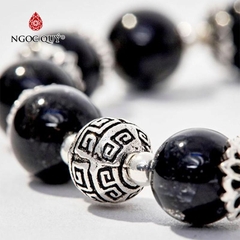 Vòng tay đá Thạch anh tự nhiên phối charm - Mẫu VC0554 - Ngọc Quý
