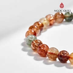 Vòng tay đá Thạch anh tự nhiên phối charm - Mẫu VC0560 - Ngọc Quý