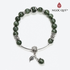 Vòng tay đá Thạch anh tự nhiên phối charm - Mẫu VC0565 - Ngọc Quý