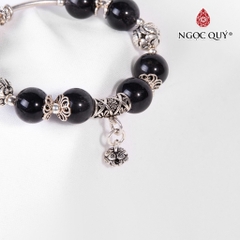 Vòng tay đá Thạch anh tự nhiên phối charm - Mẫu VC0570 - Ngọc Quý