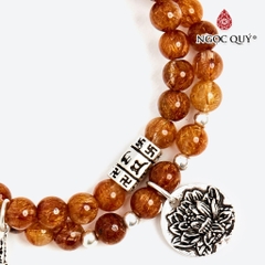 Vòng tay đá Thạch anh tự nhiên phối charm - Mẫu VC0589 - Ngọc Quý