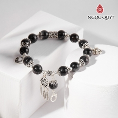 Vòng tay đá Thạch anh tự nhiên phối charm - Mẫu VC0590 - Ngọc Quý