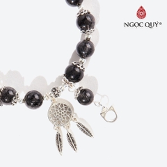 Vòng tay đá Thạch anh tự nhiên phối charm - Mẫu VC0590 - Ngọc Quý