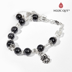 Vòng tay đá Thạch anh tự nhiên phối charm - Mẫu VC0597 - Ngọc Quý