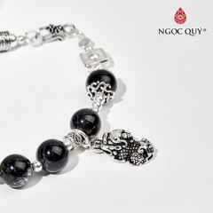 Vòng tay đá Thạch anh tự nhiên phối charm - Mẫu VC0597 - Ngọc Quý