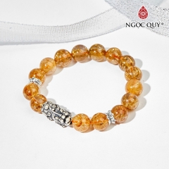 Vòng tay đá Thạch anh tự nhiên phối charm - Mẫu VC0600 - Ngọc Quý