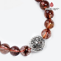 Vòng tay đá Thạch anh tự nhiên phối charm - Mẫu VC0622 - Ngọc Quý