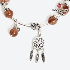 Vòng tay đá Thạch anh tự nhiên phối charm - Mẫu VC0627 - Ngọc Quý