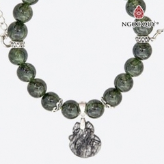 Vòng tay đá Thạch anh tự nhiên phối charm - Mẫu VC0639 - Ngọc Quý