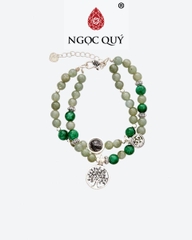 Vòng tay đá Thạch anh tự nhiên phối charm - Mẫu VC0641 - Ngọc Quý