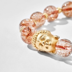 Vòng tay đá Thạch anh tự nhiên phối charm - Mẫu VC0653 - Ngọc Quý