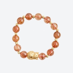 Vòng tay đá Thạch anh tự nhiên phối charm - Mẫu VC0653 - Ngọc Quý