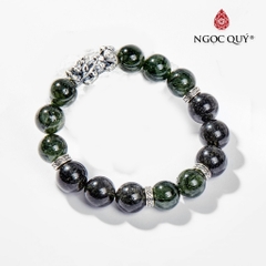 Vòng tay đá Thạch anh tự nhiên phối charm - Mẫu VC0661 - Ngọc Quý