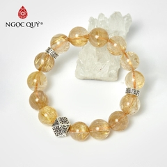 Vòng tay đá Thạch anh tự nhiên phối charm - Mẫu VC0673 - Ngọc Quý