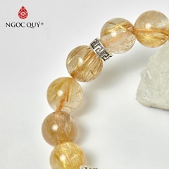Vòng tay đá Thạch anh tự nhiên phối charm - Mẫu VC0673 - Ngọc Quý