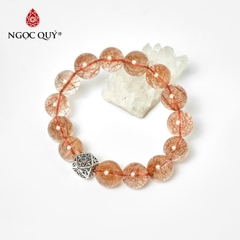 Vòng tay đá Thạch anh tự nhiên phối charm - Mẫu VC0674 - Ngọc Quý
