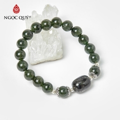 Vòng tay đá Thạch anh tự nhiên phối charm - Mẫu VC0676  - Ngọc Quý