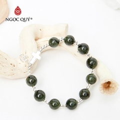 Vòng tay đá Thạch anh tự nhiên phối charm - Mẫu VC0680  - Ngọc Quý