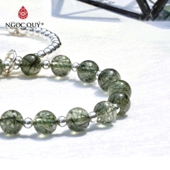 Vòng tay đá Thạch anh tự nhiên phối charm - Mẫu VC0684  - Ngọc Quý