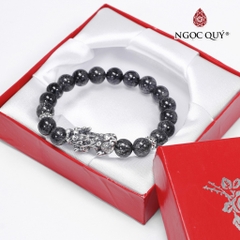 Vòng tay đá Thạch anh tự nhiên phối charm - Mẫu VC0691 - Ngọc Quý