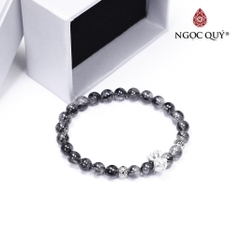 Vòng tay đá Thạch anh tự nhiên phối charm - Mẫu VC0692 - Ngọc Quý