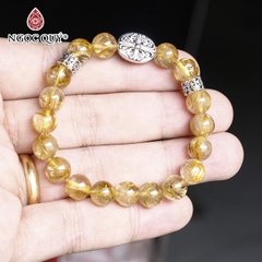 Vòng tay đá Thạch anh tự nhiên phối charm - Mẫu VC0698 - Ngọc Quý