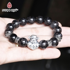 Vòng tay đá Thạch anh tự nhiên phối charm - Mẫu VC0700 - Ngọc Quý