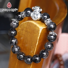 Vòng tay đá Thạch anh tự nhiên phối charm - Mẫu VC0700 - Ngọc Quý