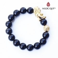 Vòng tay đá Thạch anh tự nhiên phối charm - Mẫu VC0703 - Ngọc Quý